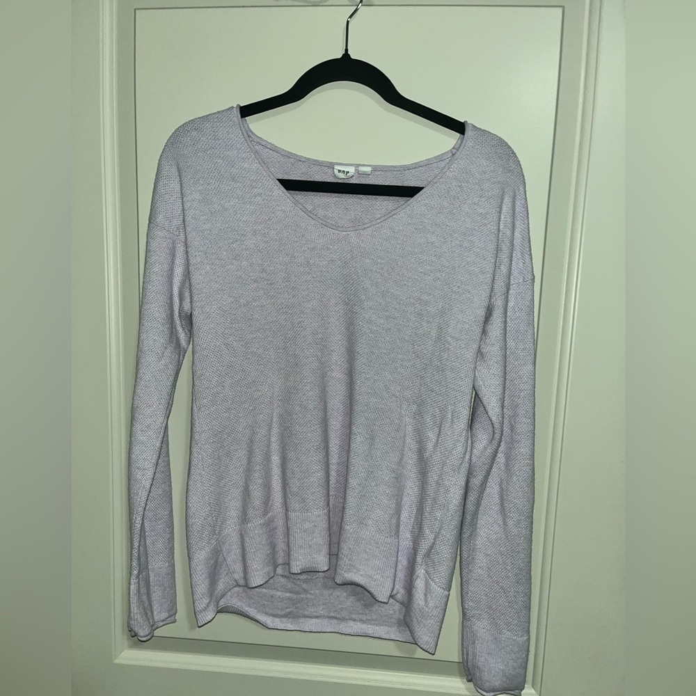GAP Light Purple Crew Neck Sweater